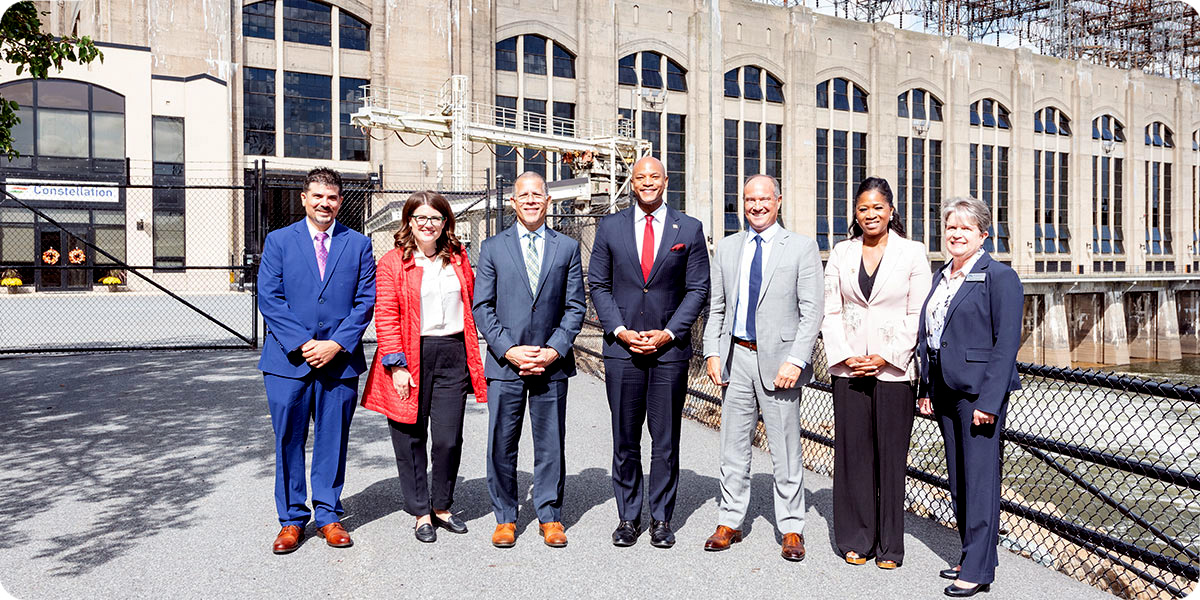 Conowingo Dam with Governor Wes Moore