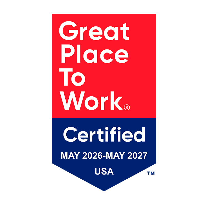 Great Place to Work Certified Registered Logo May 2026-May 2027 USA