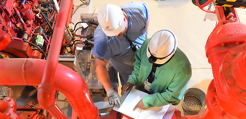 Nuclear Employees Reviewing Plans at Calvert Cliffs