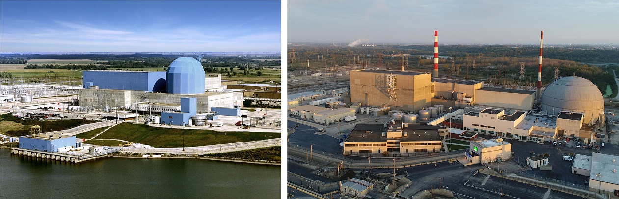 Clinton & Dresden Nuclear Power Plants