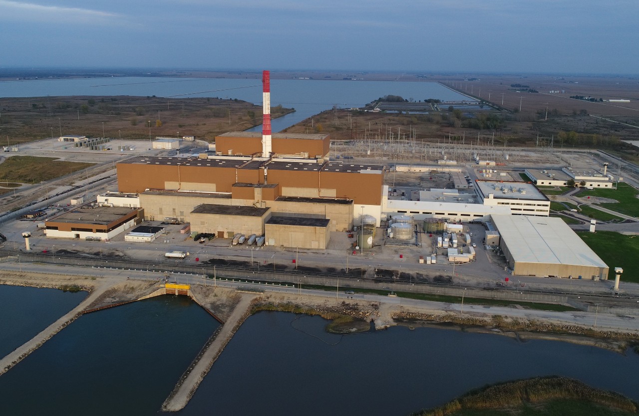 Drone shot of LaSalle facility