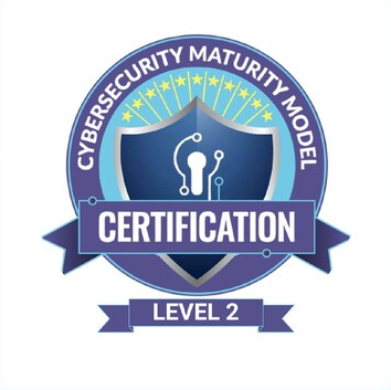 cybersecurity maturity model certification - level 2 badge