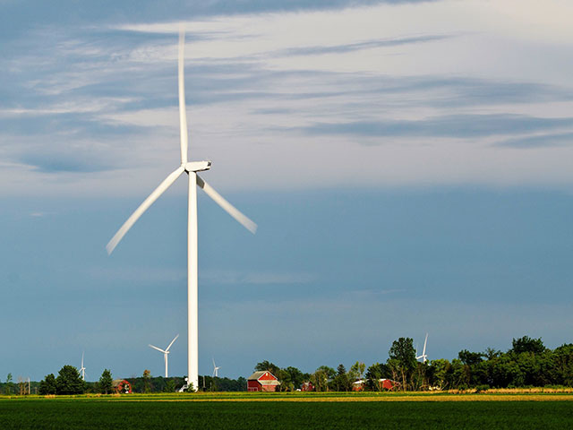 Beebe Wind Farm. Ithica, Michigan.