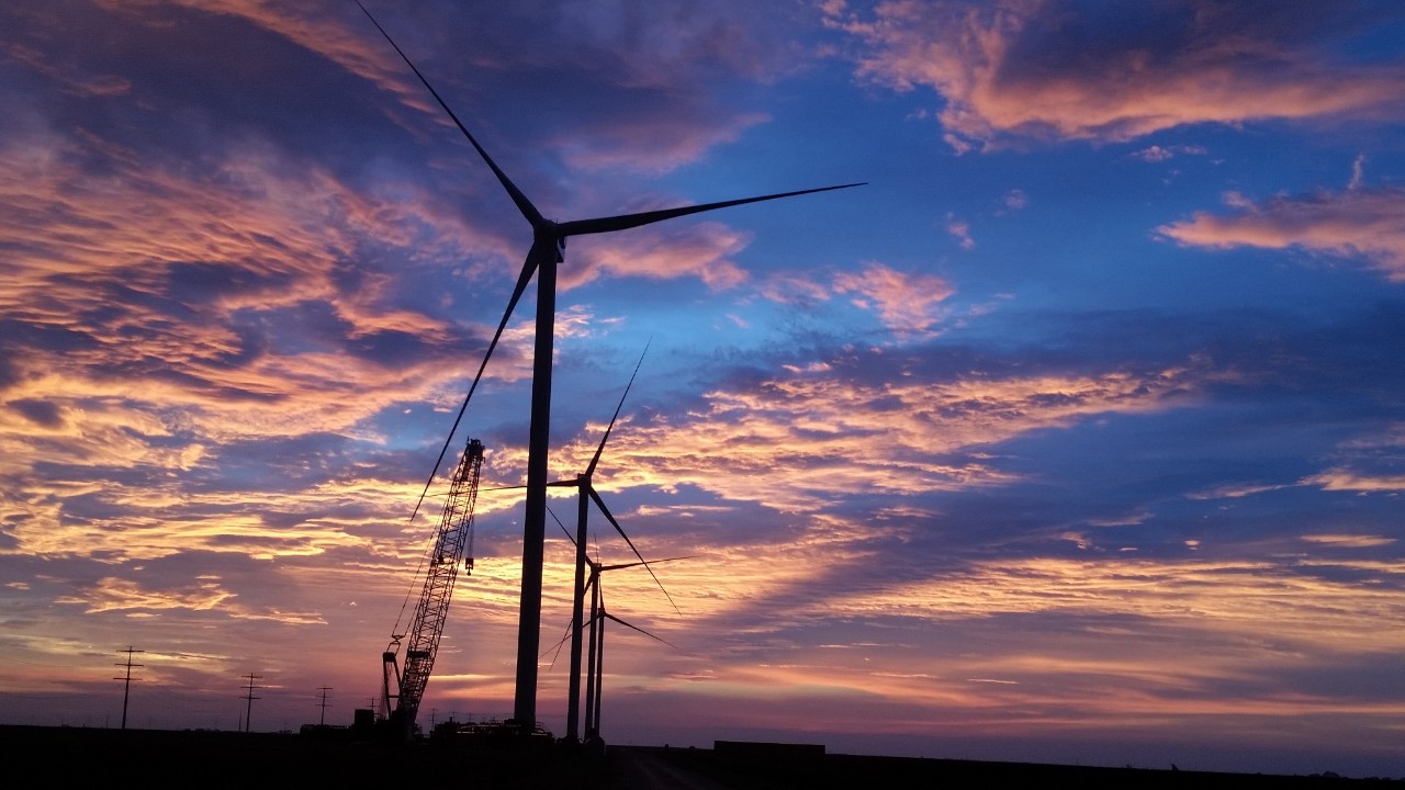 Windmills for Wind energy project