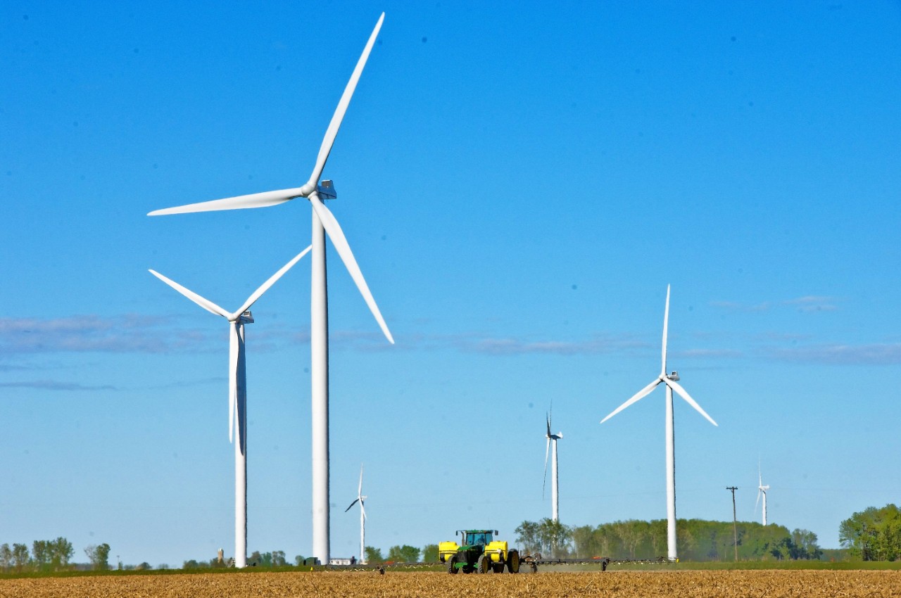 Windmills for Wind energy project