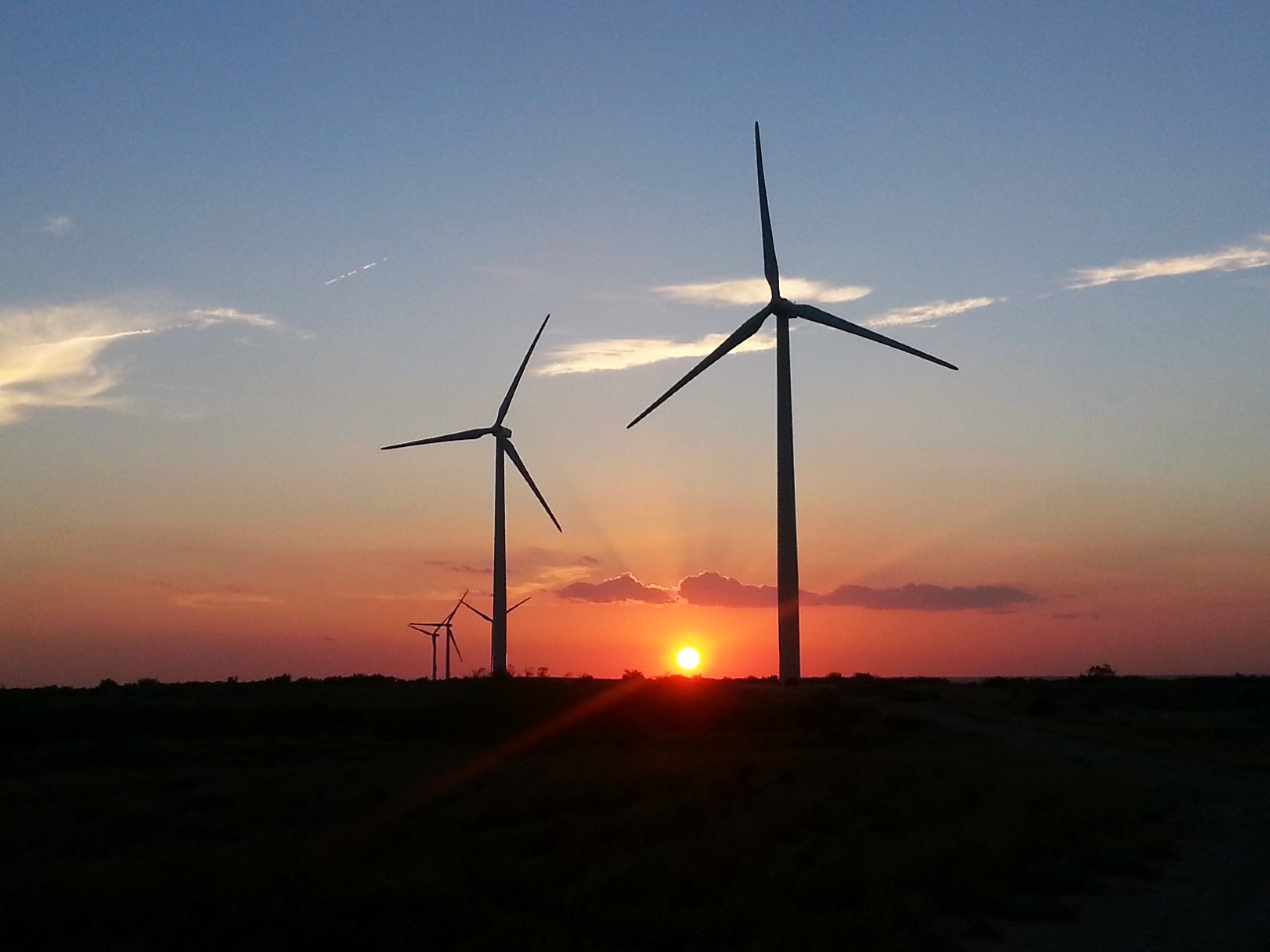 Windmills for Wind energy project